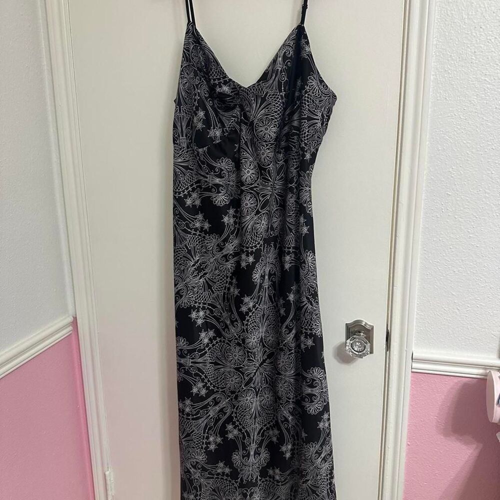 Apostrophe Women's Black and Grey Dress